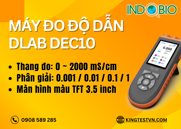 Máy đo độ dẫn Dlab DEC10